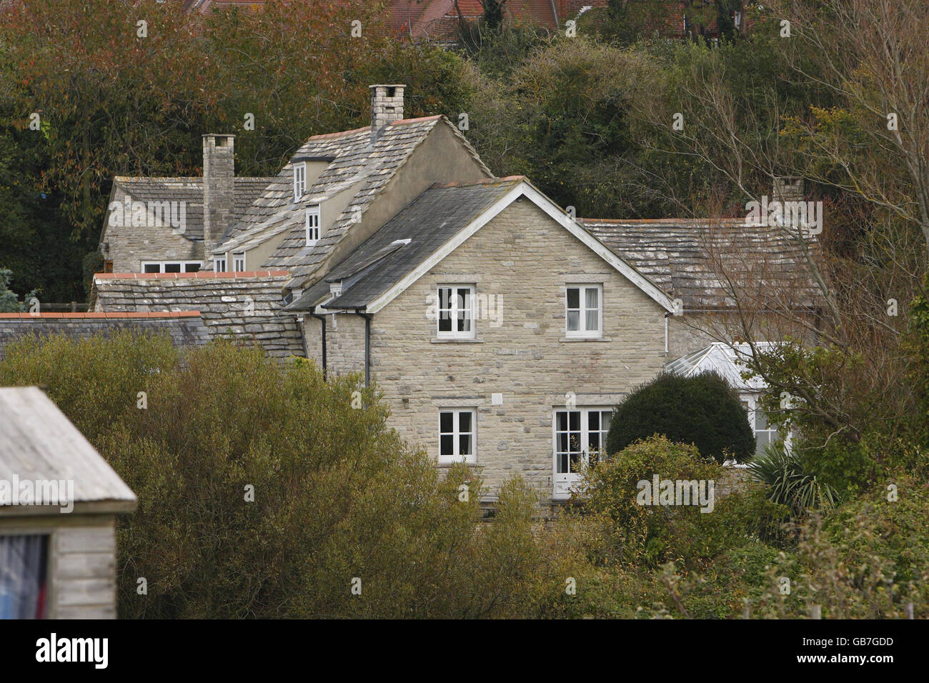 A general view of Cauldron Farm, Jonathan Ross's home on the edge of Swanage in Dorset. Stock Photo