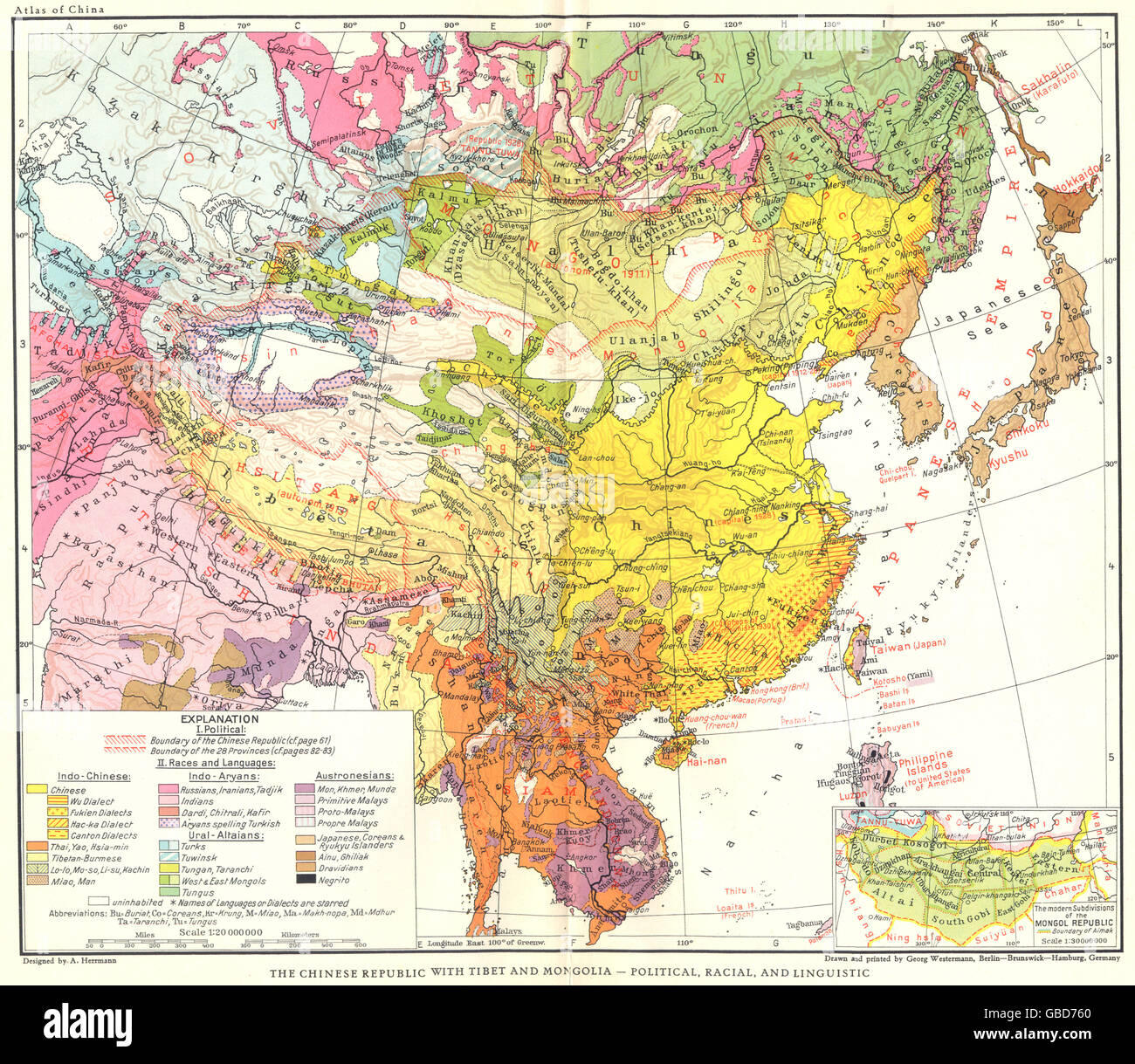 Ethnic Map Of China