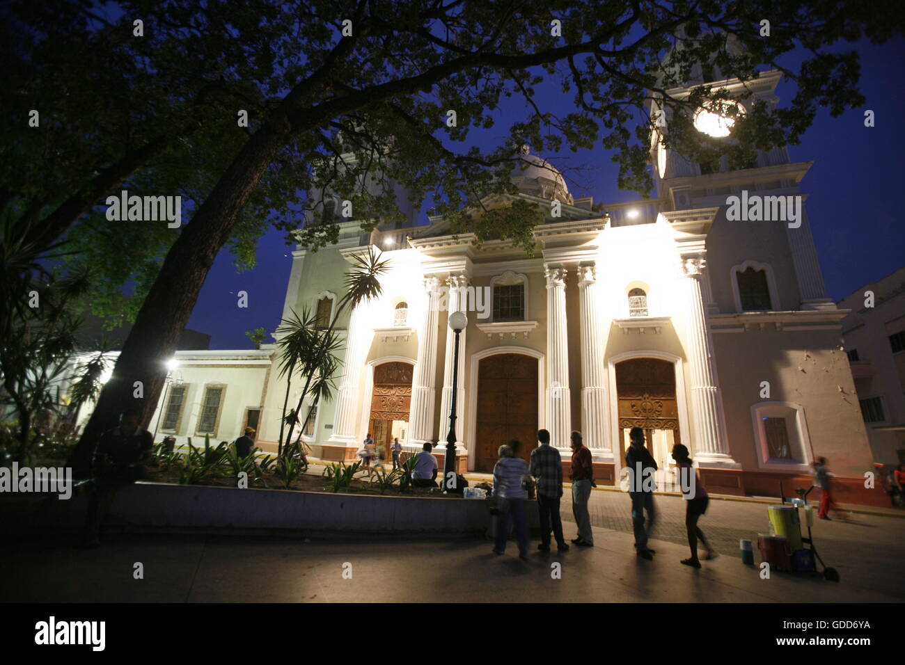 the catedrali in the city of Valencia in the west of Venezuela. Stock Photo