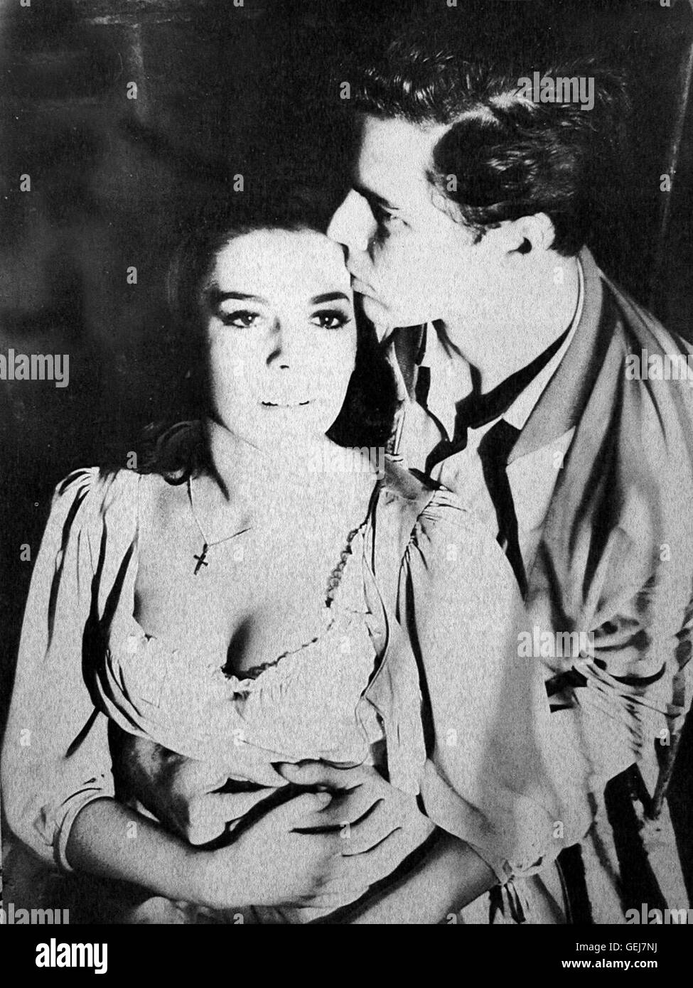 Maria (Natalie Wood), Tony (Richard Beymer) *** Local Caption *** 1961, West Side Story, West Side Story Stock Photo