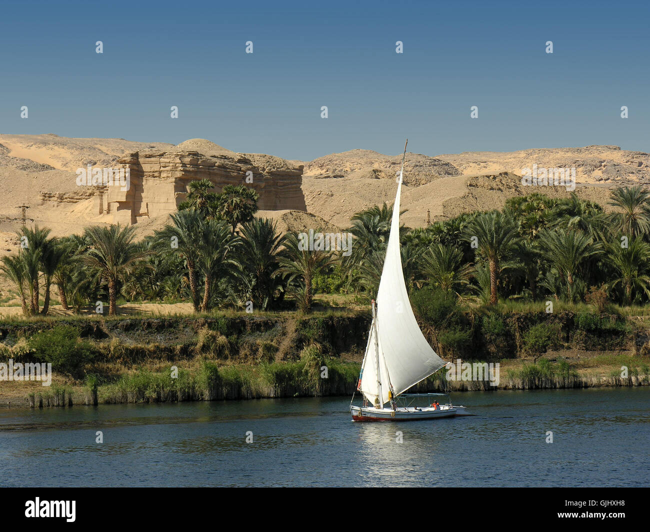 on the nile Stock Photo