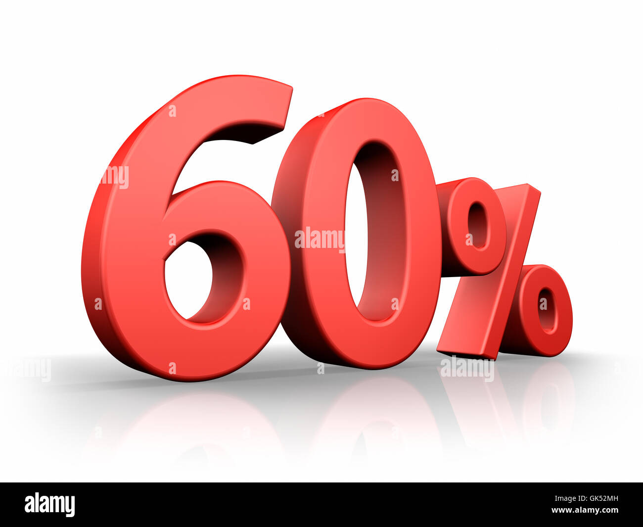 number percent percentage Stock Photo