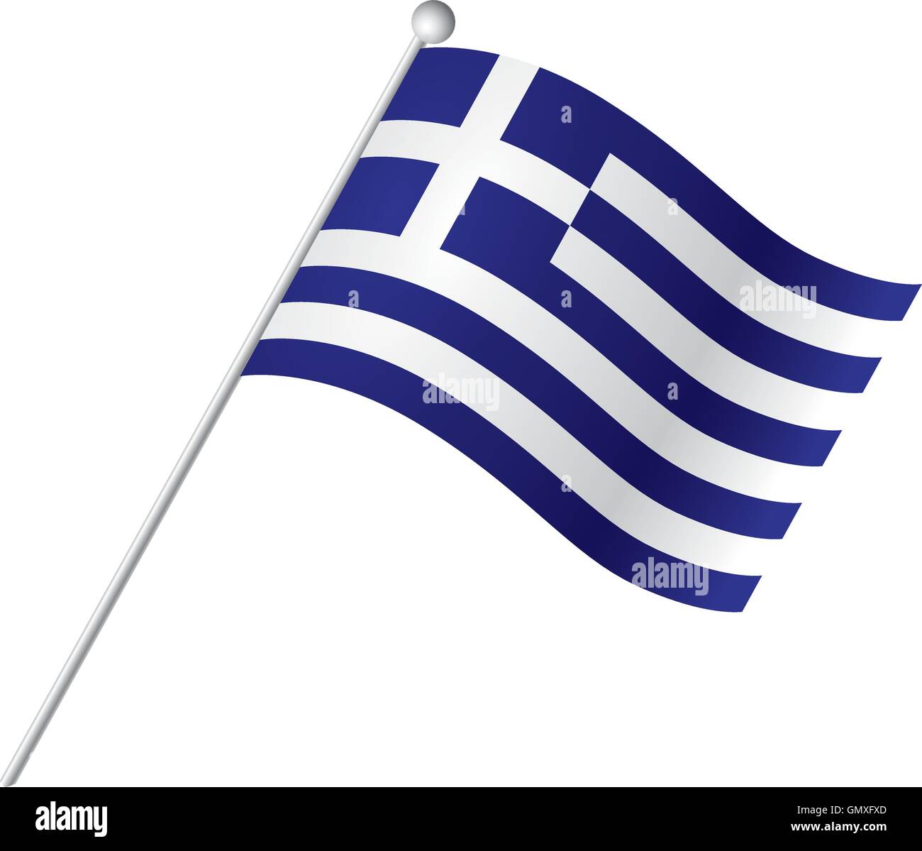 Isolated Greek flag, Vector illustration Stock Vector Image & Art - Alamy