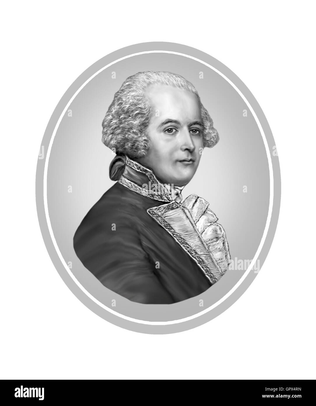 Captain William Bligh, 1754-1817, Naval Officer Stock Photo