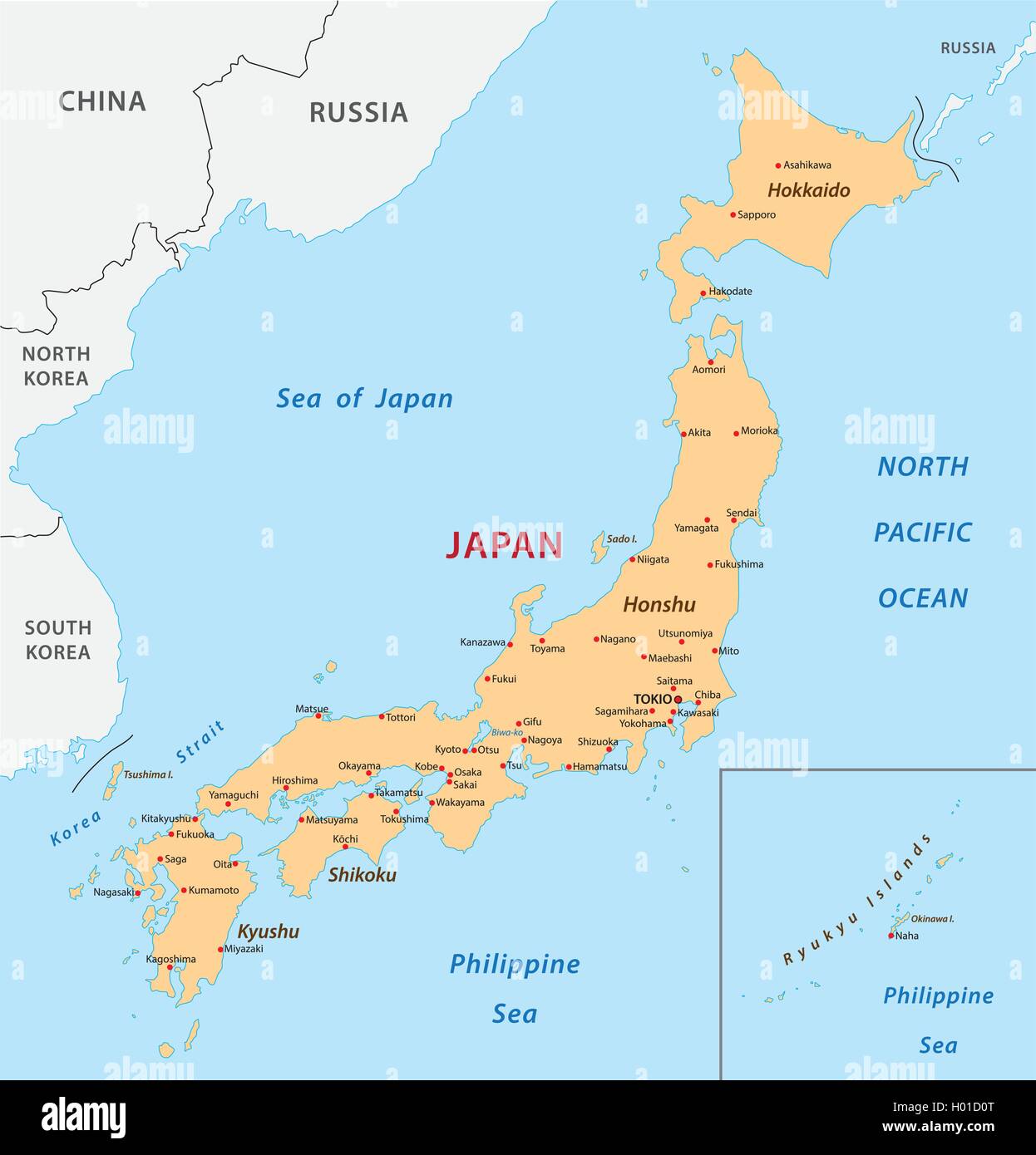 Japanese Map