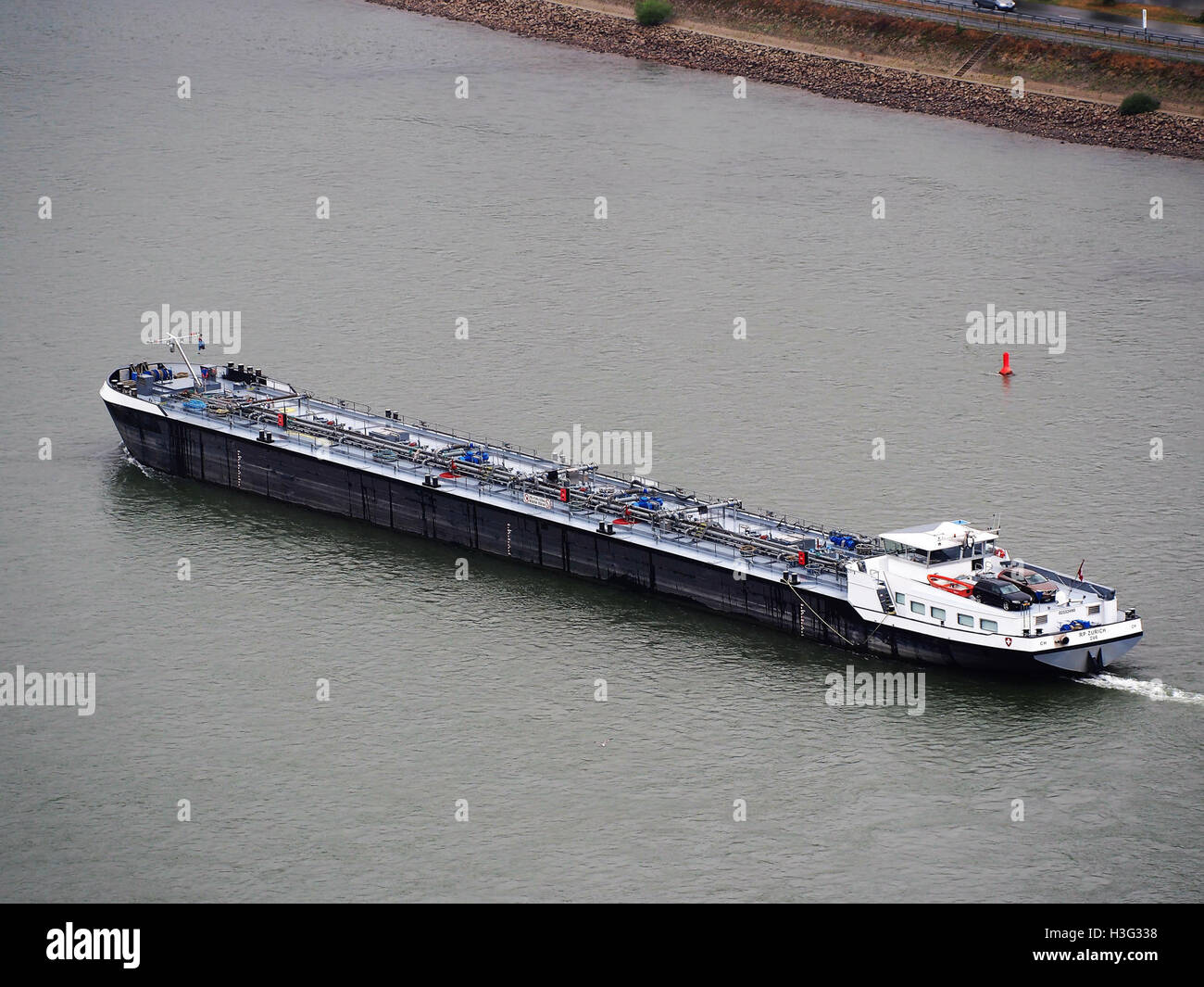 RP Zurich (ship, 2009) ENI 02332490, Sankt Goar, Der Rhein pic5 Stock Photo