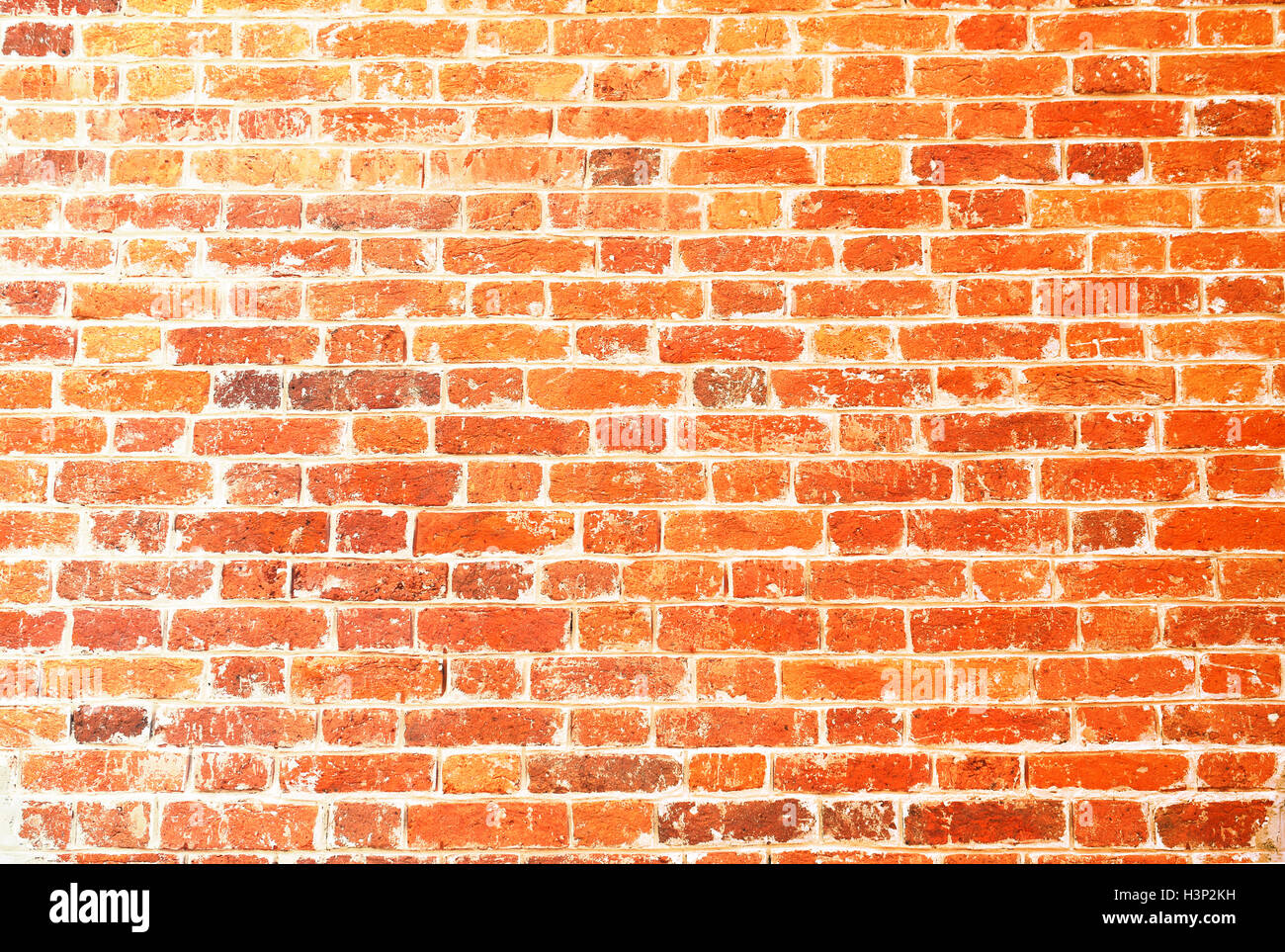 Beautiful red brick wall Stock Photo