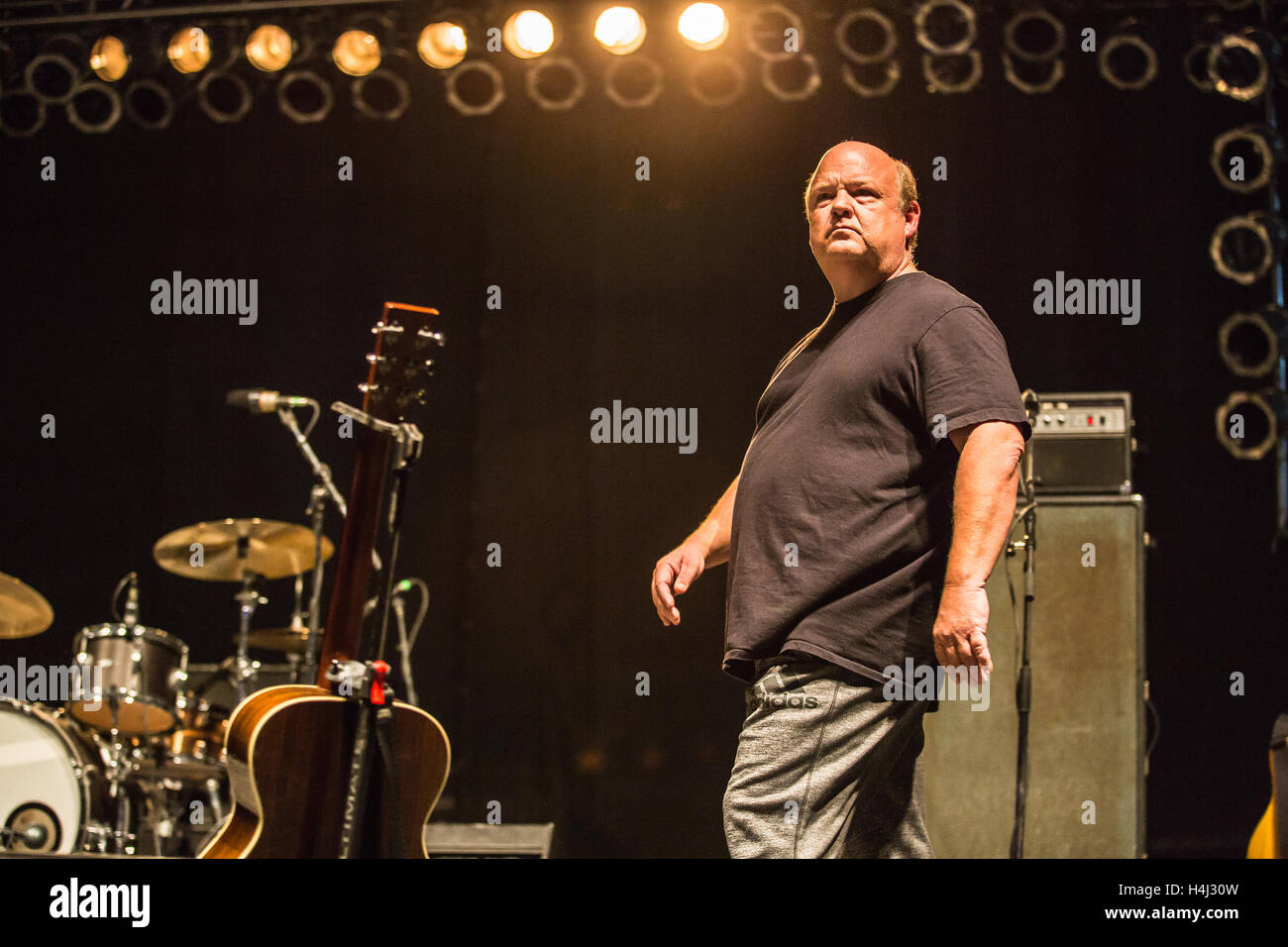 Kyle Gass of Tenacious D performs at RIOT Fest on Sunday, August 30th, 2015, at the National Western Complex in Denver, CO. Stock Photo