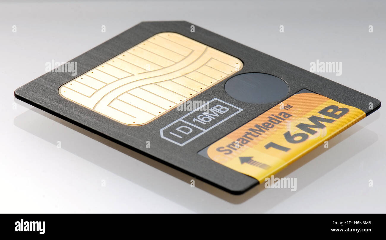 smart media card Stock Photo