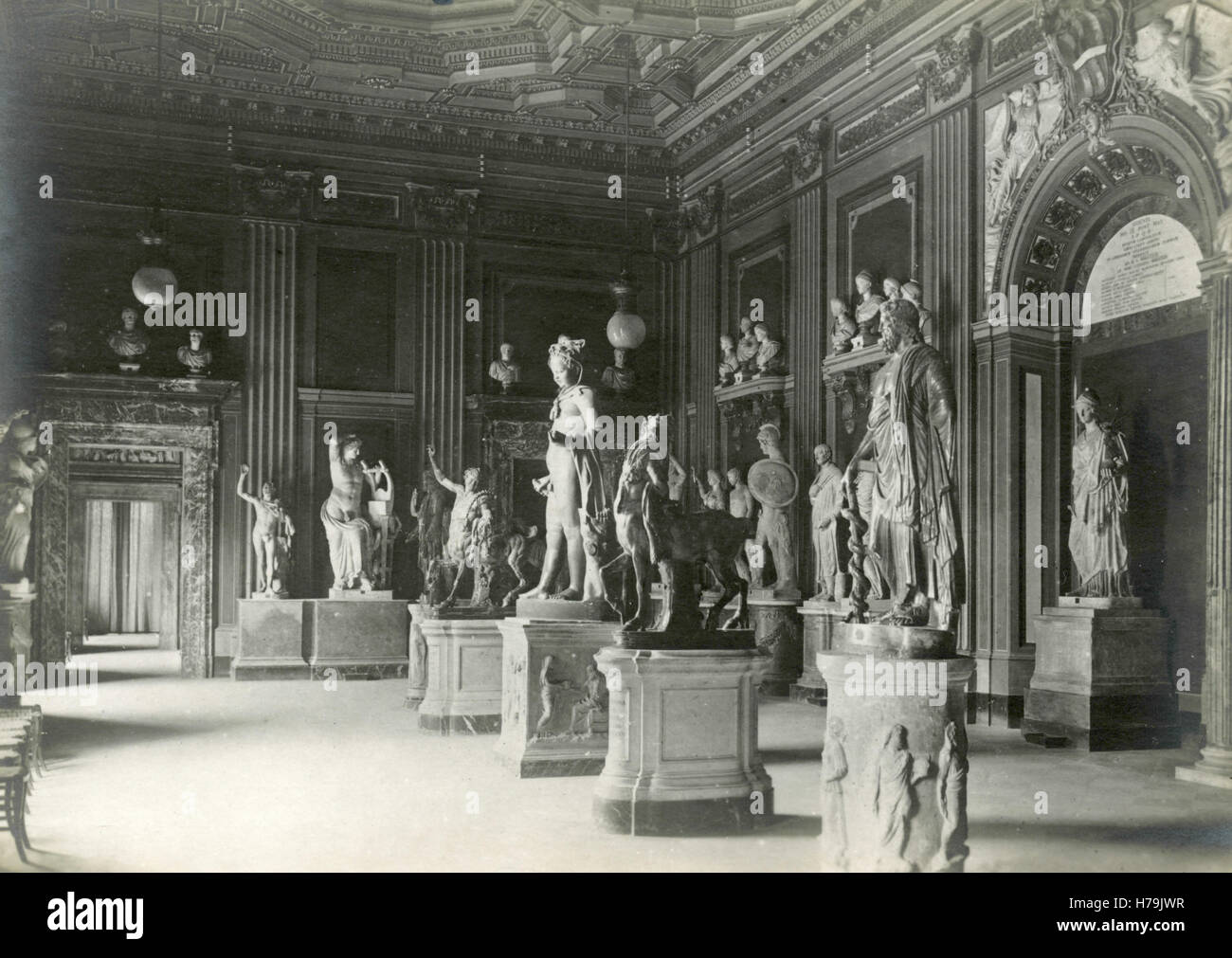 Statues Room at the Vatican Museums Stock Photo