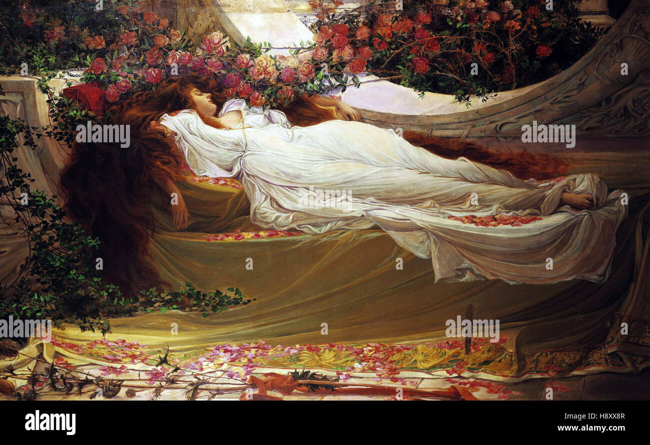 Thomas Ralph Spence   The Sleeping Beauty Stock Photo