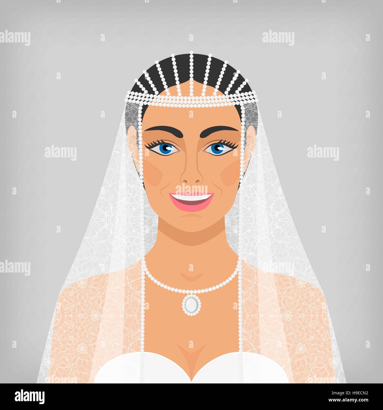 Wedding Veil Vector