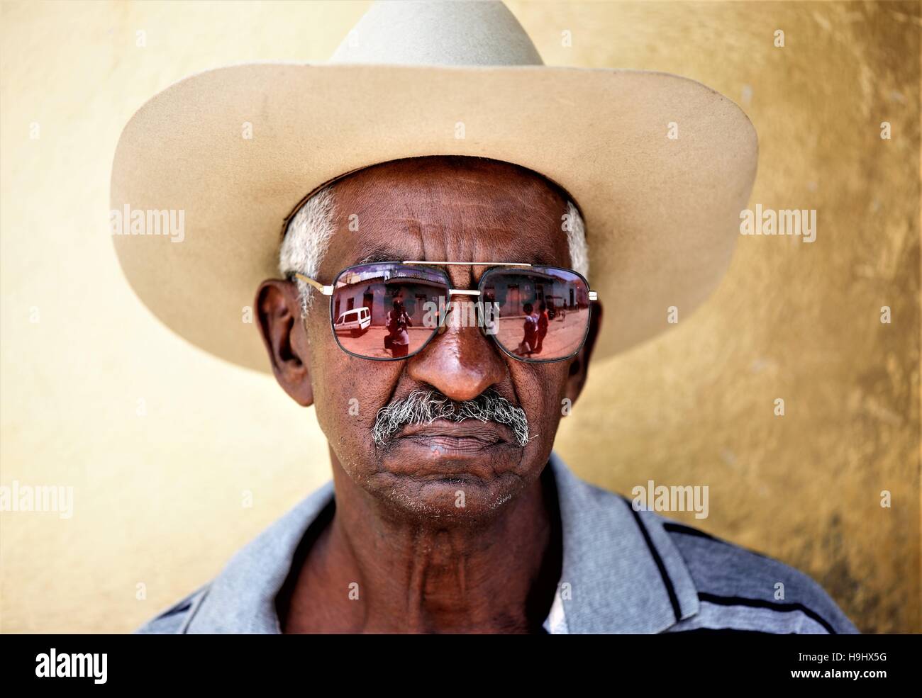 Faces of Cuba. Stock Photo