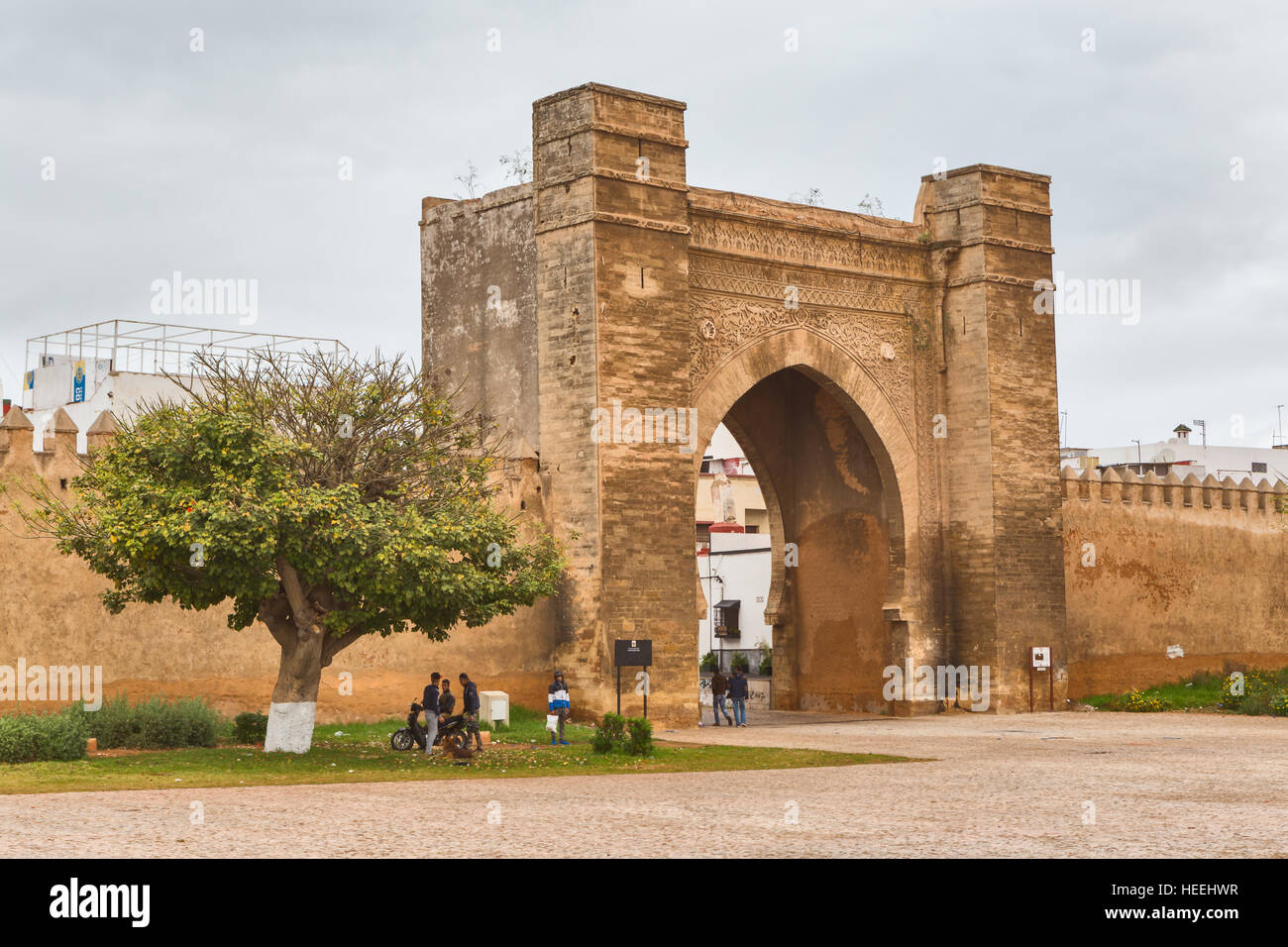 City gate, Sale, Rabat, Morocco Stock Photo