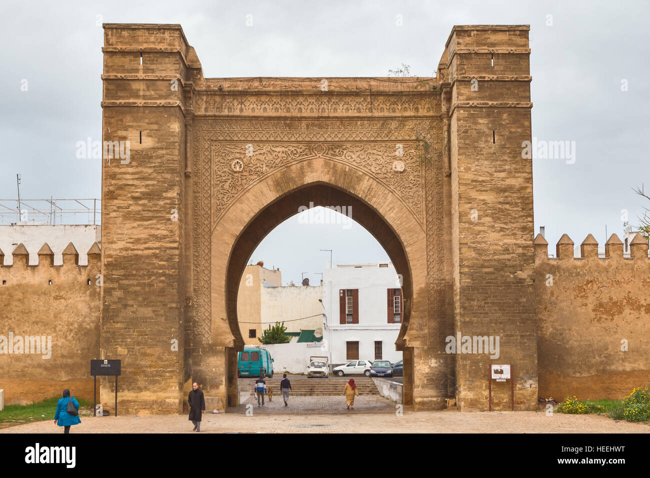 City gate, Sale, Rabat, Morocco Stock Photo