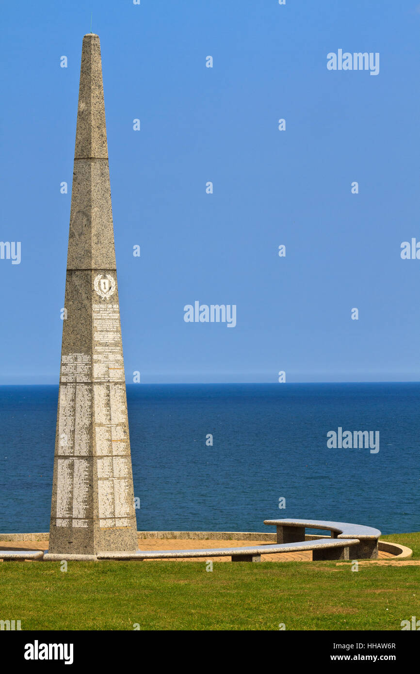 blue, historical, monument, memorial, conflict, green, beach, seaside, the Stock Photo