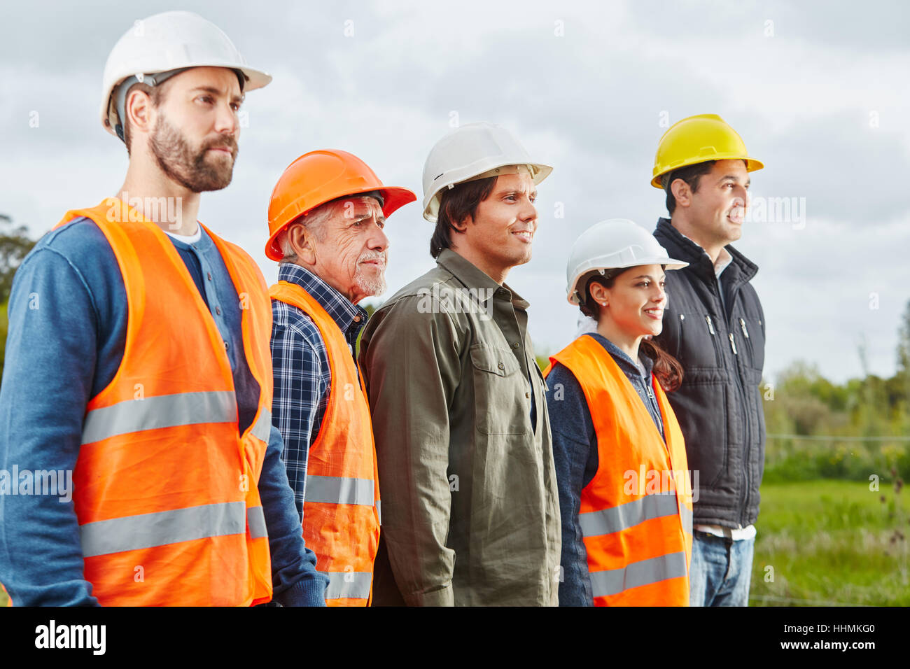 Group Of Construction Workers