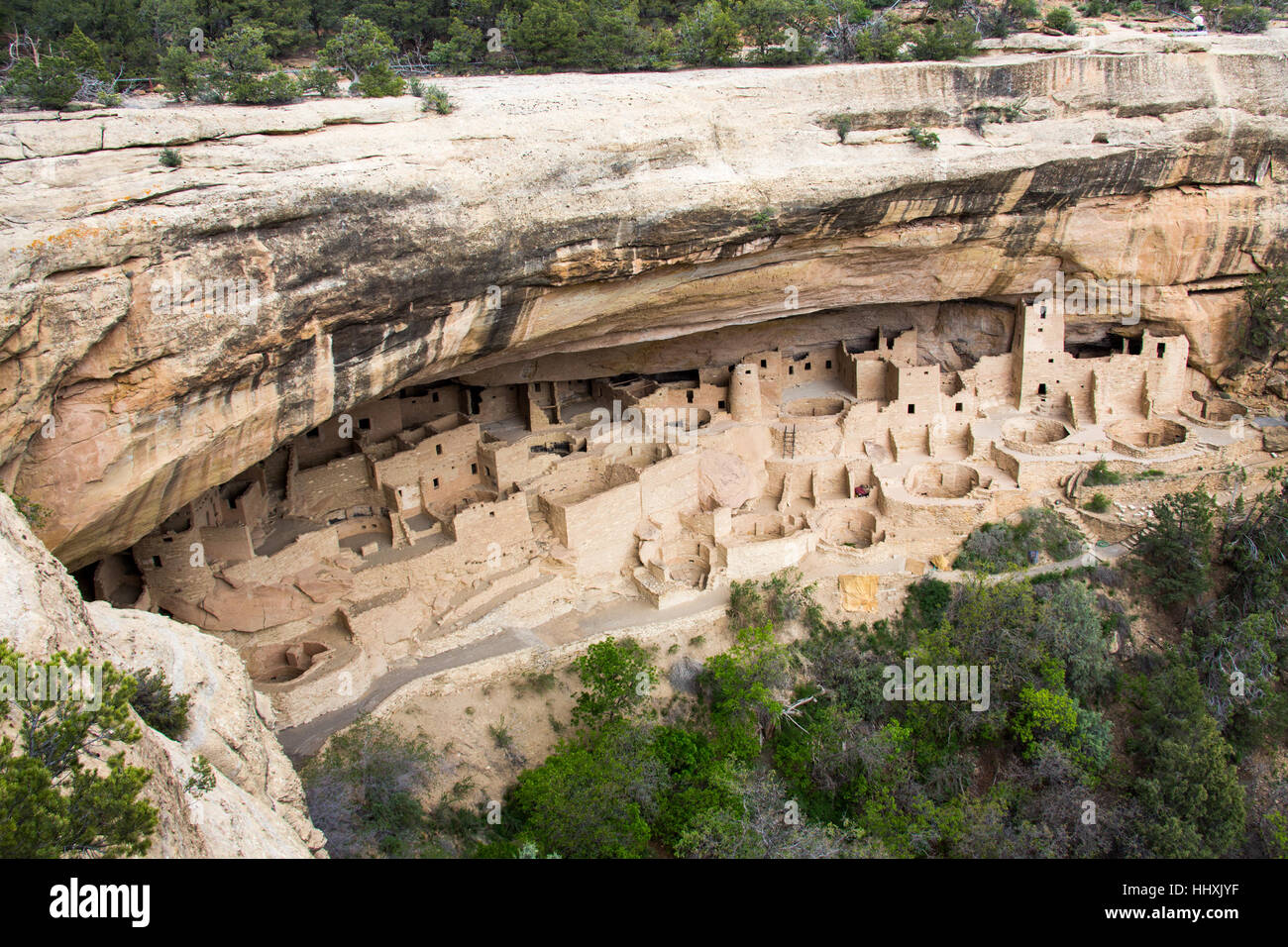 Balcony House cliff dwelling, Mesa Verde National Park, New Mexico, USA Stock Photo