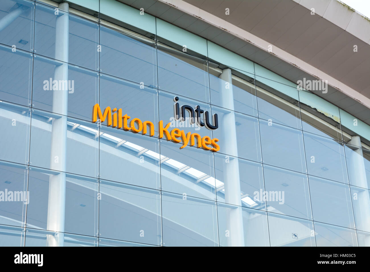 Intu Milton Keynes shopping Centre at the Point in Milton Keynes, England Stock Photo