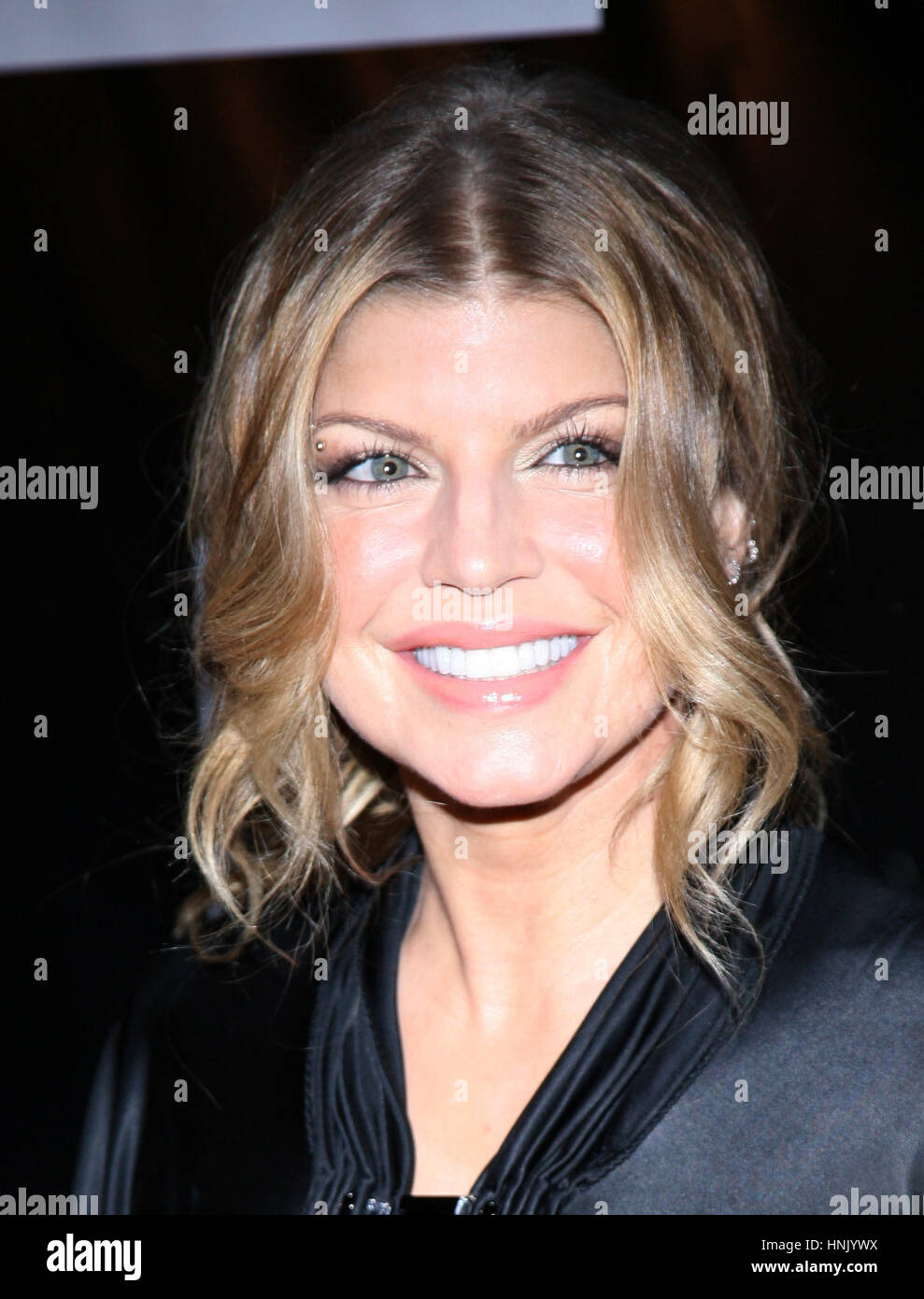 Fergie at the Wilhemina party to celebrate 40 years of fashion, beauty and style at the Angel Orensanz Foundation November 29th, 2007 Stock Photo