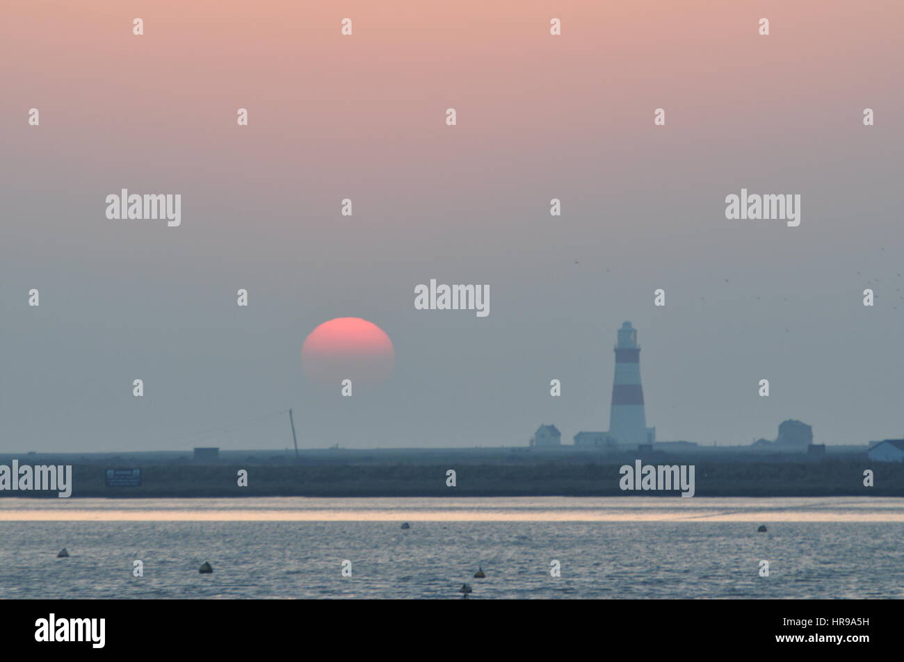 Orfordness lighthouse, Suffolk, UK Stock Photo