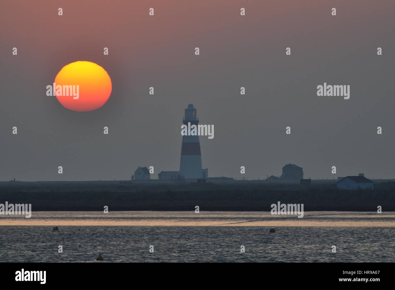 Orfordness lighthouse, Suffolk, UK Stock Photo