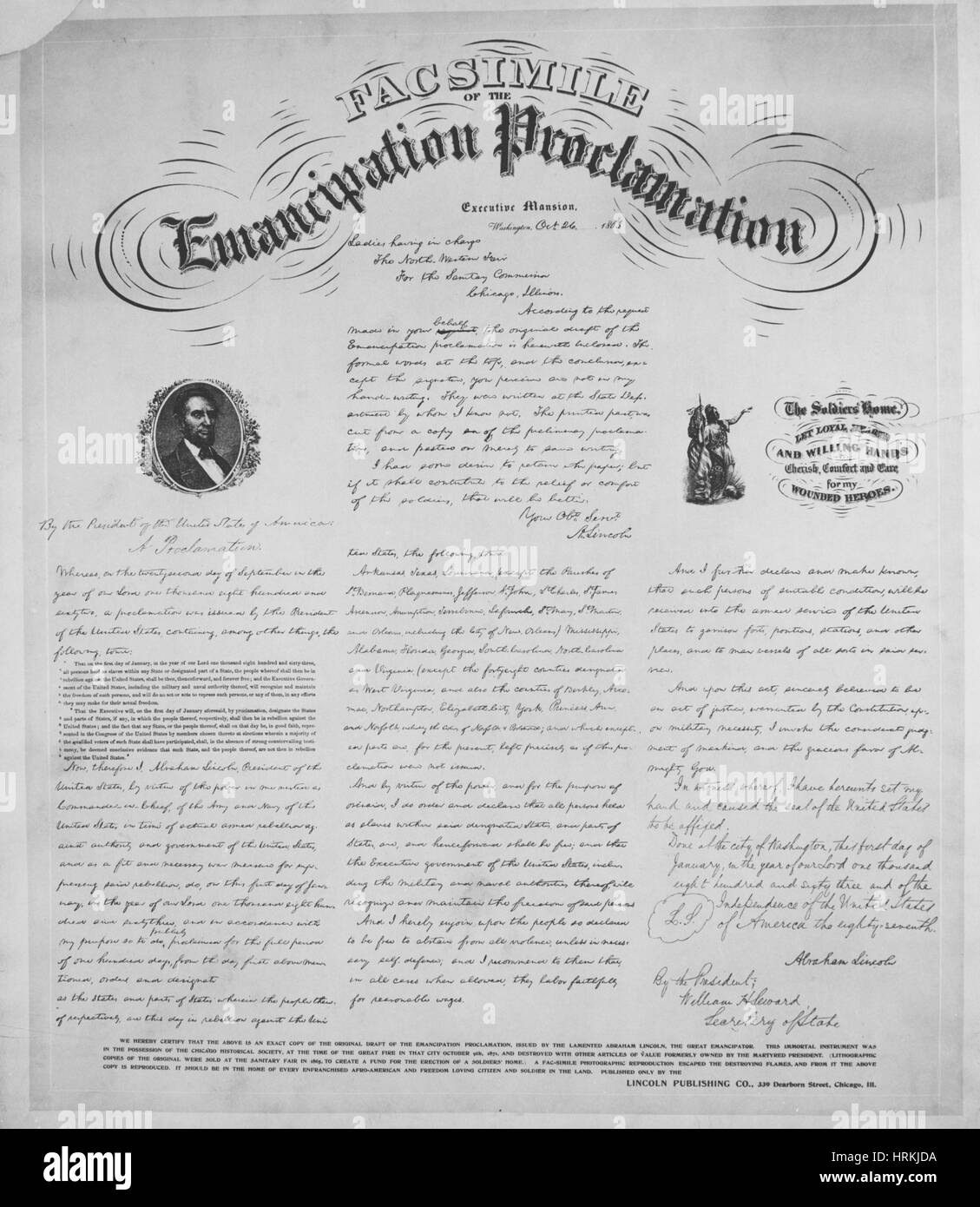 Emancipation Proclamation Stock Photo