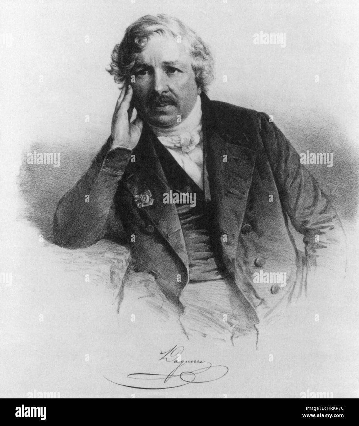 Louis Daguerre, French Inventor Stock Photo