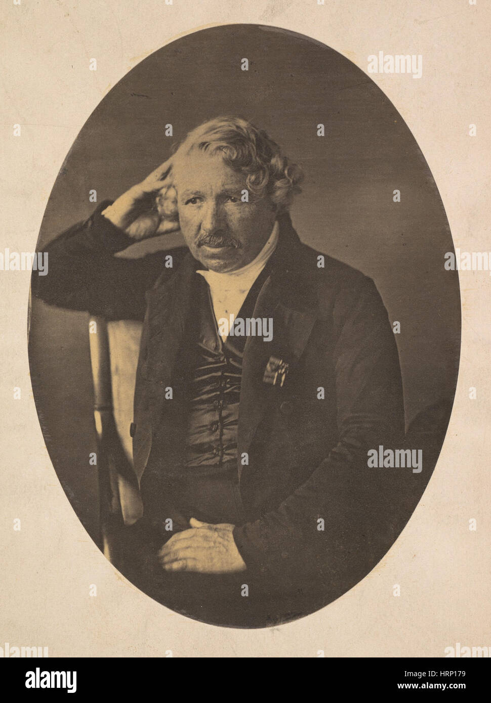 Louis Daguerre, French Inventor Stock Photo