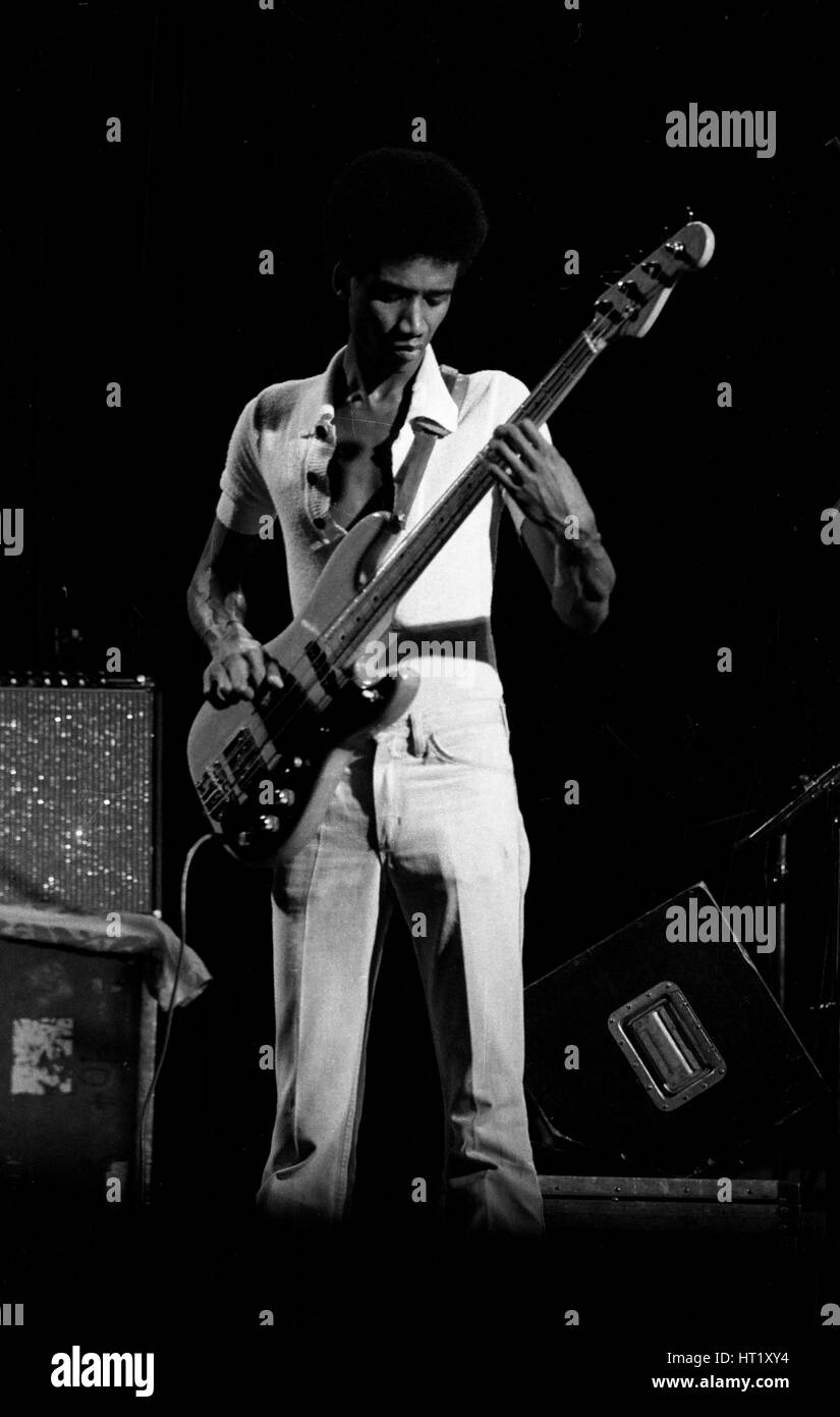 Alphonso Johnson, London, 1976. Artist: Brian O'Connor Stock Photo - Alamy