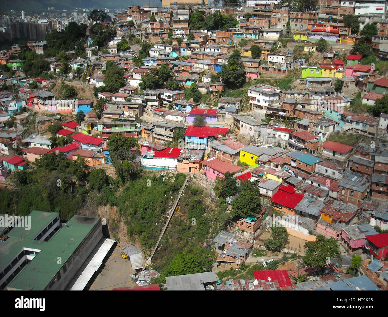 SLUMS, VENEZUELA, CARACAS, SAN AGUSTIN Stock Photo