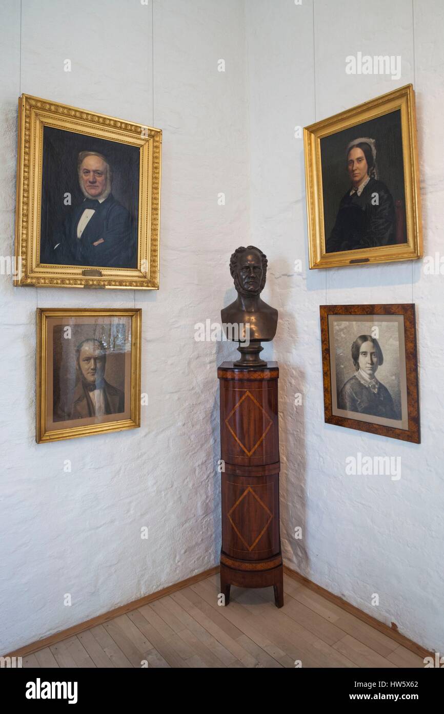 Denmark, Jutland, Kolding, Koldinghus Castle, interior gallery Stock Photo