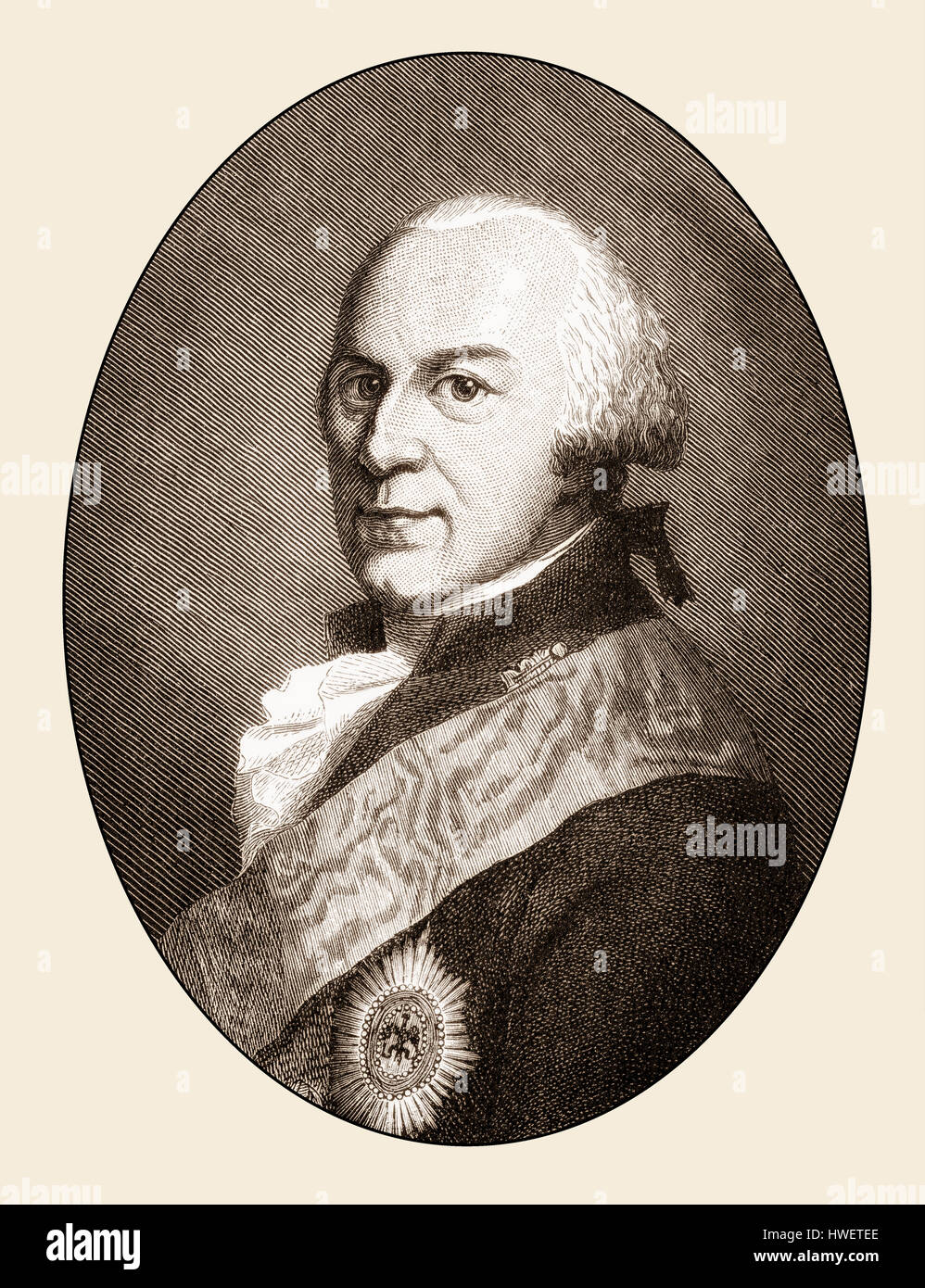 Charles William Ferdinand, Duke of Brunswick, 1735-1806 Stock Photo