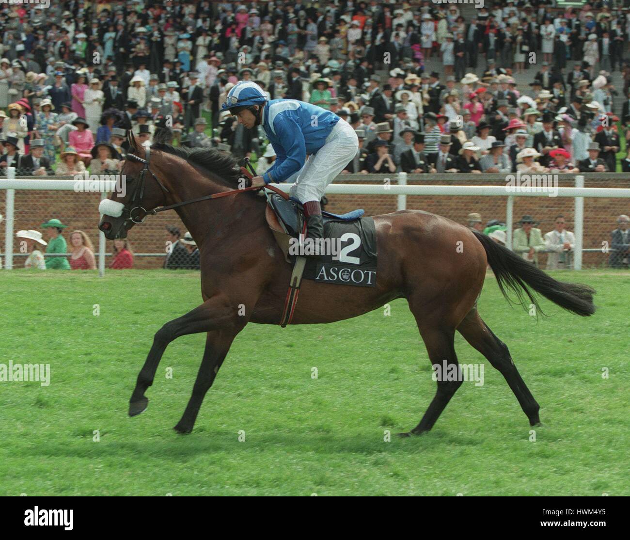 GARB RIDDEN BY W.CARSON 09 July 1996 Stock Photo