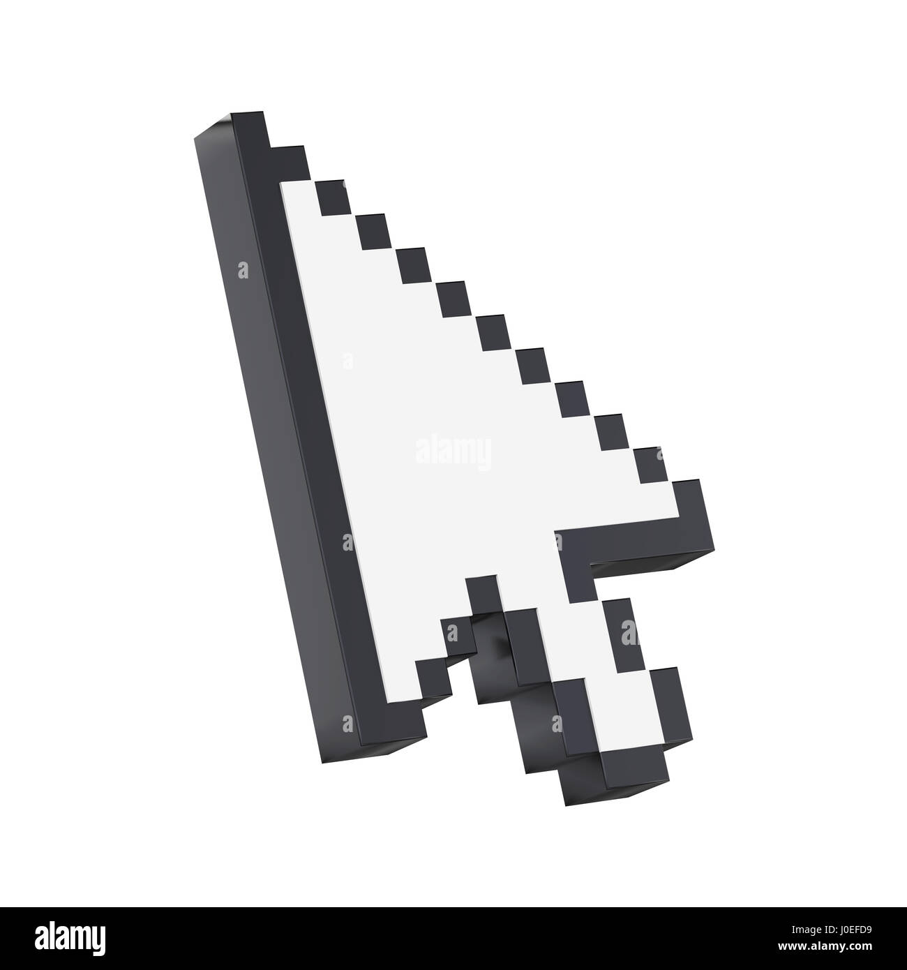 Mouse Cursor Arrow Isolated Stock Photo