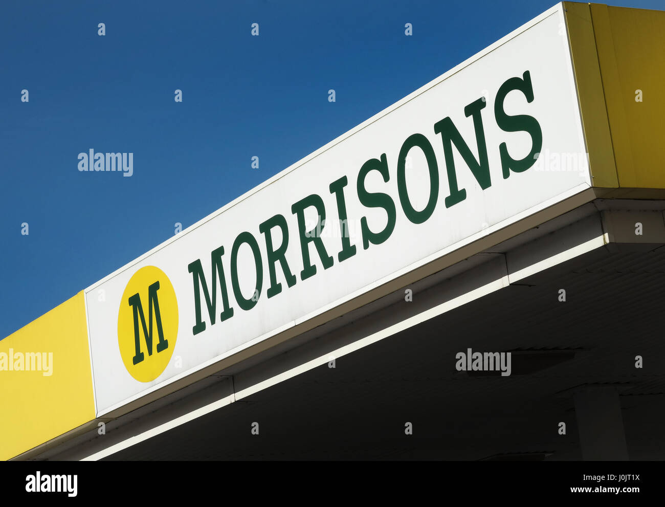 Morrisons sign Stock Photo