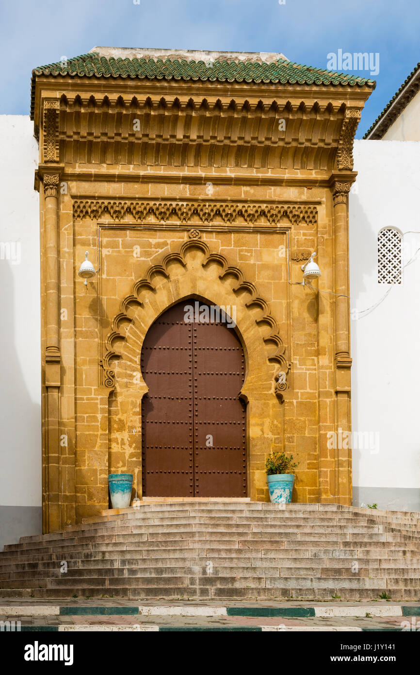 Madrasa Marinid of Salé (Médersa mérinide de Salé), Rabat-Sale, Morocco Stock Photo