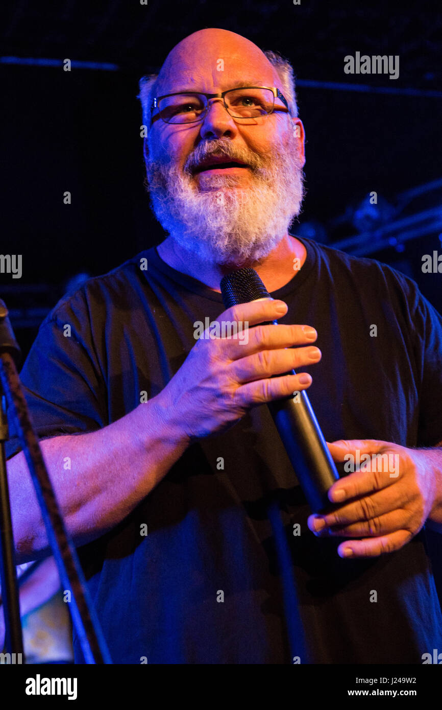 Milan, Italy. 23rd Apr, 2017. The American KYLE GASS BAND performs live on stage at Legend Club during the 'Thundering Herd Tour 2017' Credit: Rodolfo Sassano/Alamy Live News Stock Photo