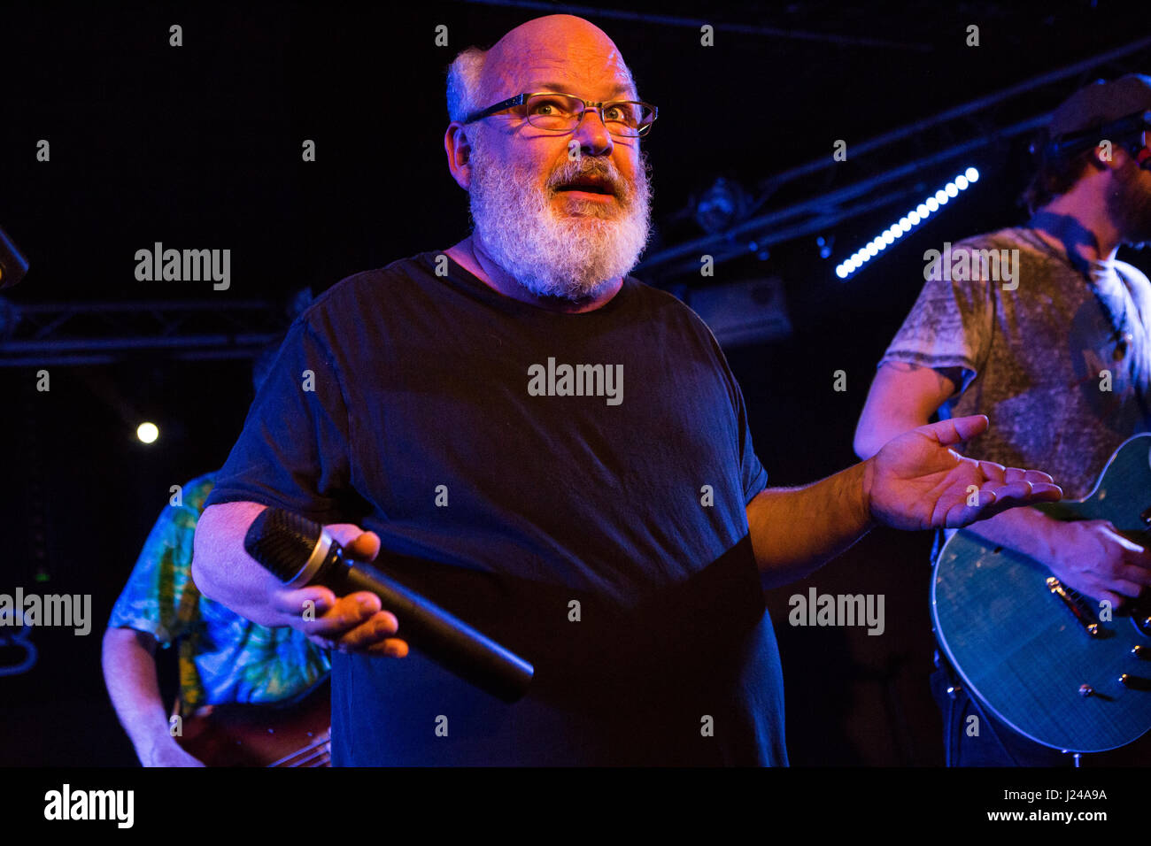 Milan, Italy. 23rd Apr, 2017. The American KYLE GASS BAND performs live on stage at Legend Club during the 'Thundering Herd Tour 2017' Credit: Rodolfo Sassano/Alamy Live News Stock Photo