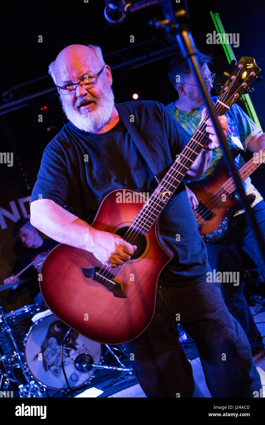 Milan, Italy. 23rd Apr, 2017. The American KYLE GASS BAND performs live on stage at Legend Club during the 'Thundering Herd Tour 2017' Credit: Rodolfo Sassano/Alamy Live News Stock Photo