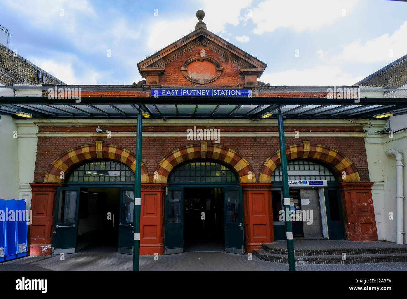 East Putney station Stock Photo