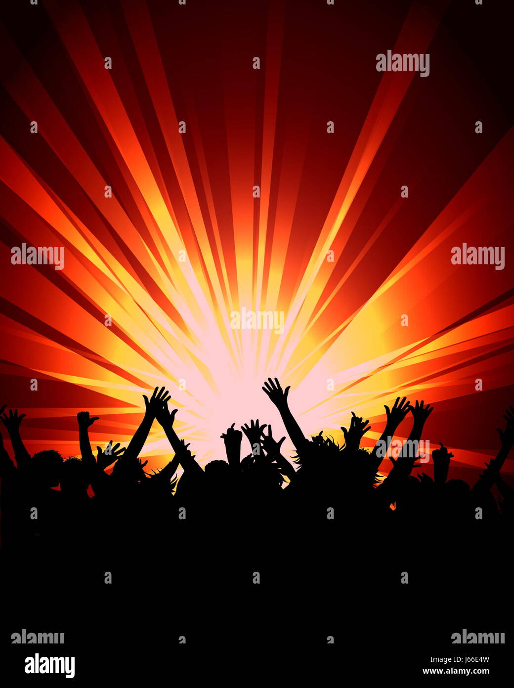 disco poster party celebration poor man discotheque design shaping formation Stock Photo