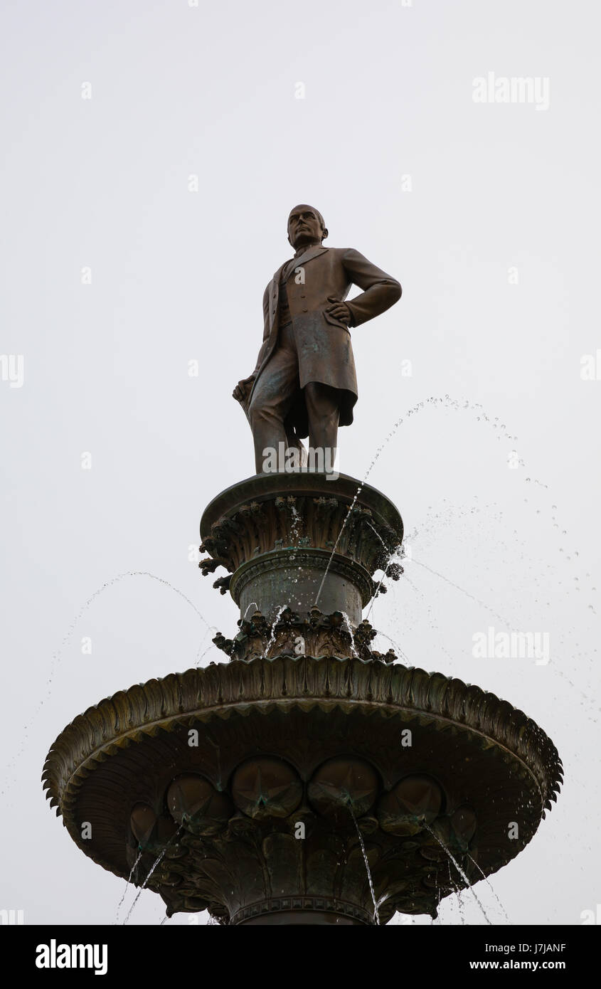 Drexel Fountain, Chicago Stock Photo