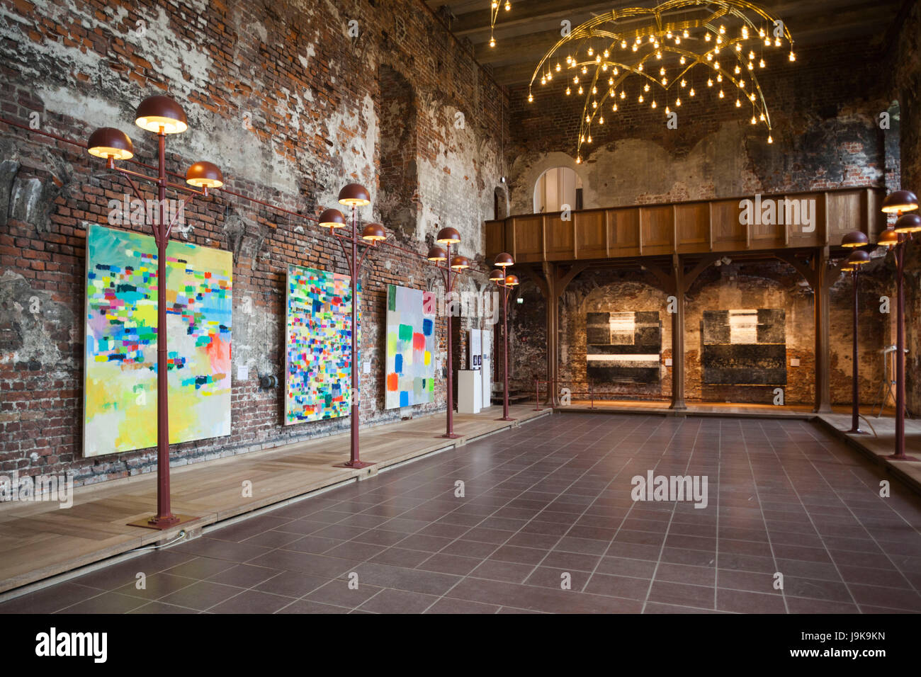 Denmark, Jutland, Kolding, Koldinghus Castle, interior gallery Stock Photo