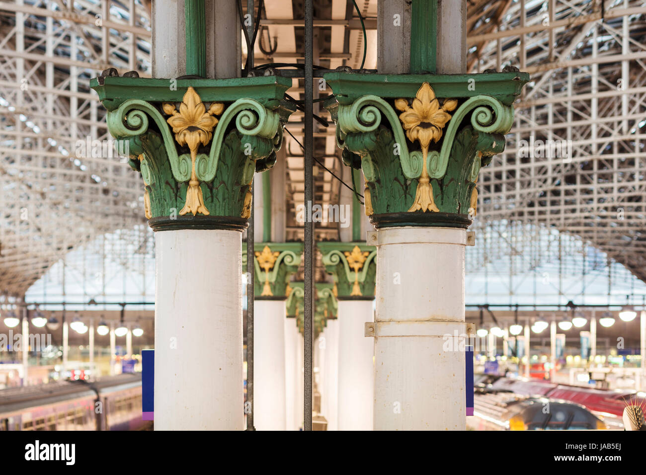 Manchester Piccadilly Train Station Stock Photo