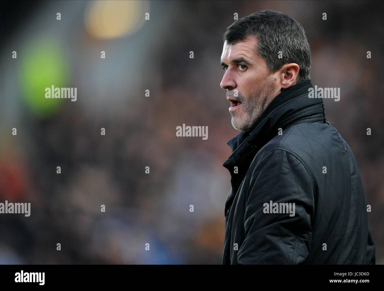 ROY KEANE IPSWICH TOWN FC MANAGER IPSWICH TOWN FC MANAGER KC STADIUM HULL ENGLAND 20 November 2010 Stock Photo