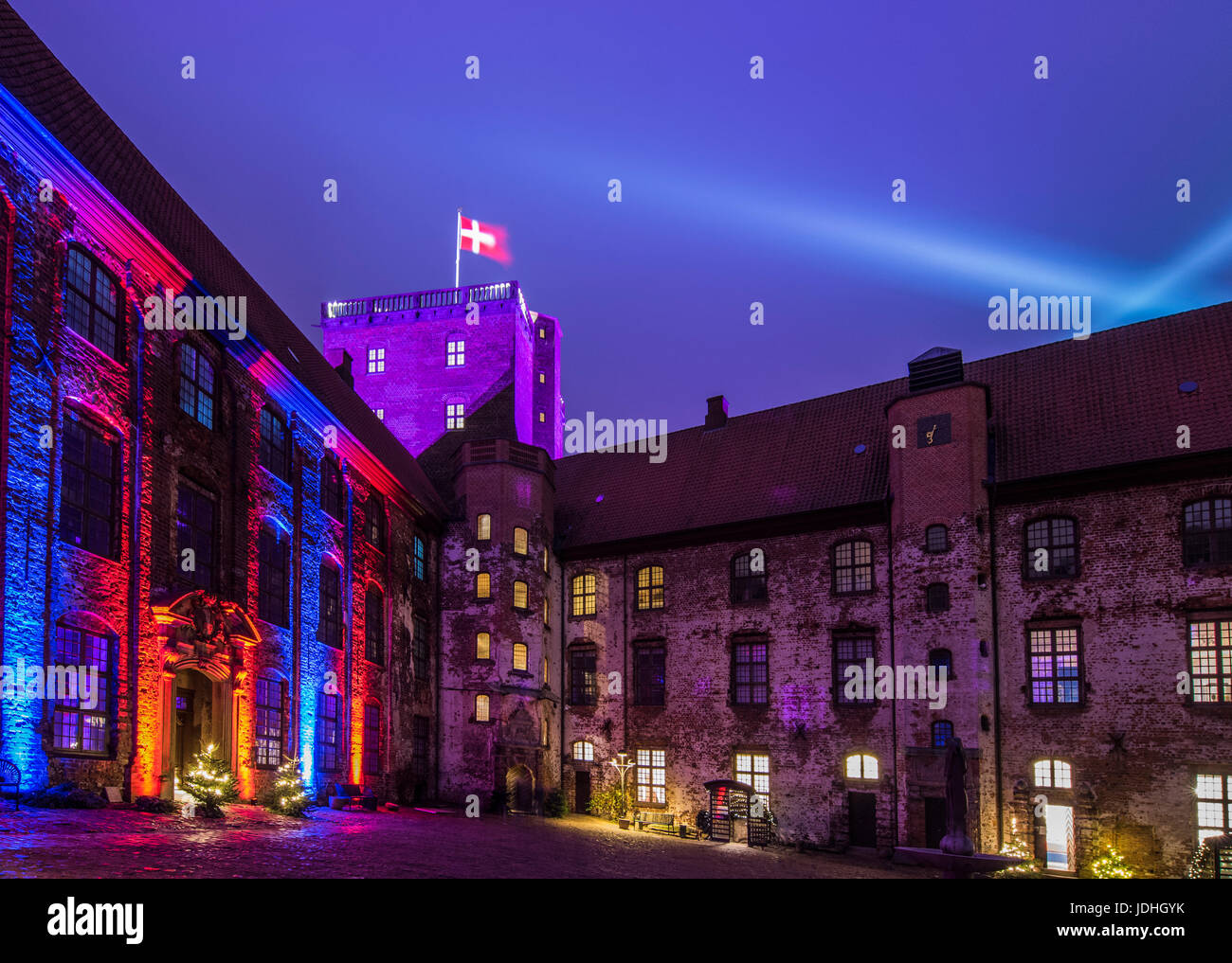 Koldinghus, Jutland's last royal castle, danish design at the Trapholt art and design museum, as well as lots of activities for children. LEGOLAND Stock Photo