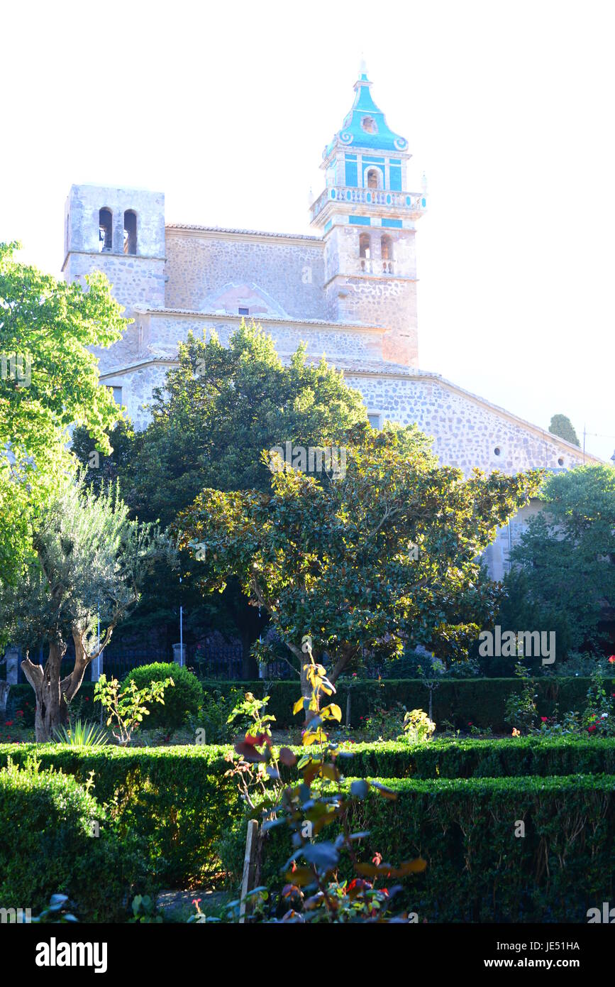 spain,mallorca,valldemossa,kastilisch valldemosa,monastery,cartuja Stock Photo