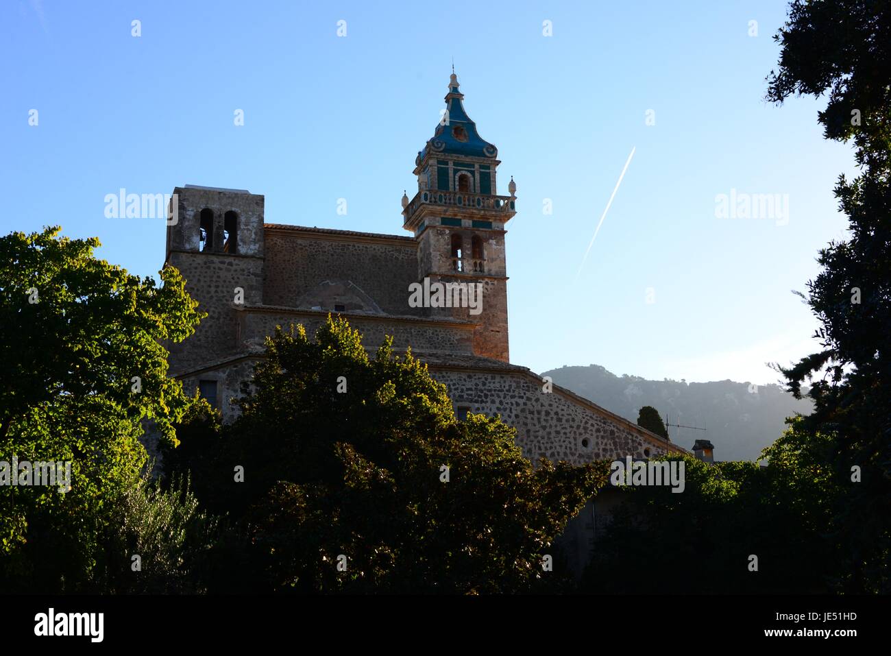 spain,mallorca,valldemossa,kastilisch valldemosa,monastery,cartuja Stock Photo