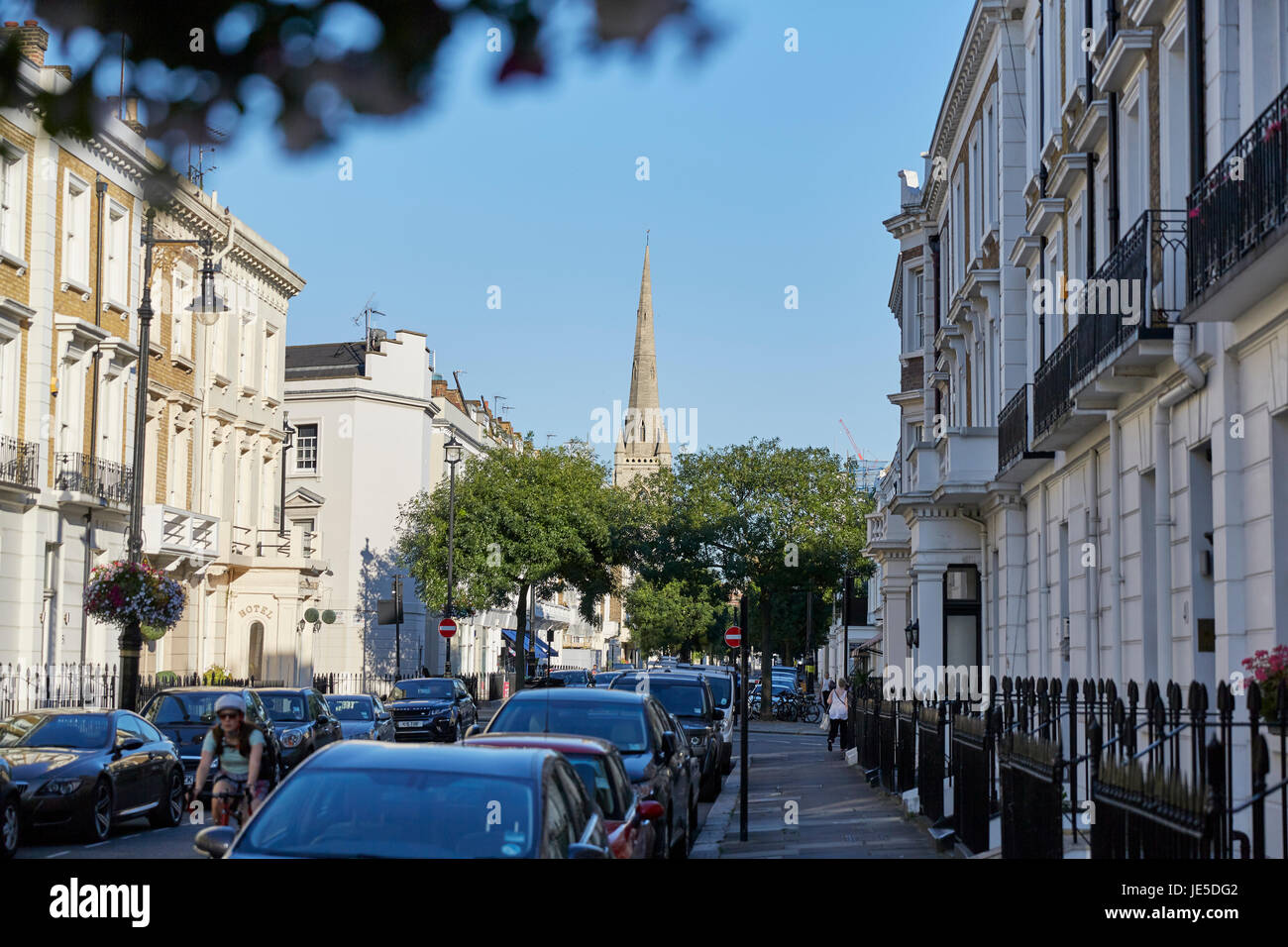 Cambridge Street, London, UK Stock Photo